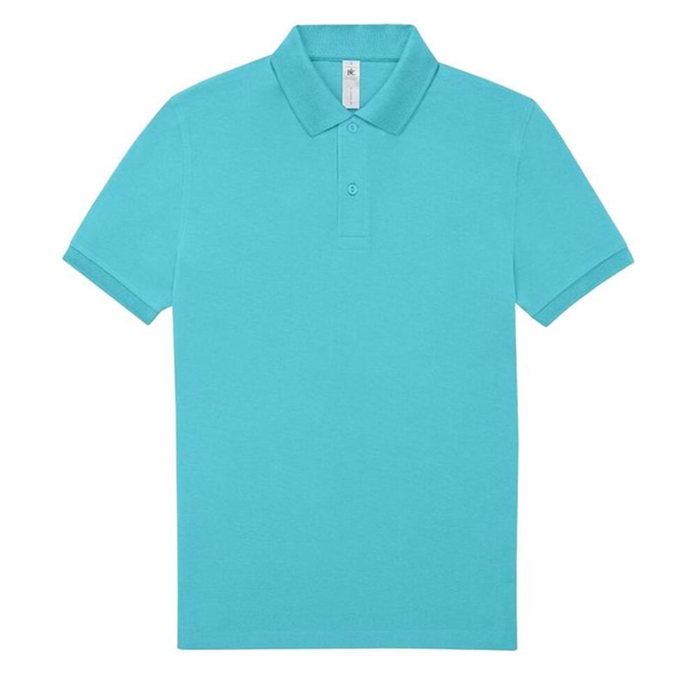 B&C Mens Polo Shirt / Meta Turquoise
